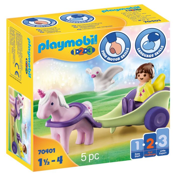Playmobil Unicorn Carriage With Fairy