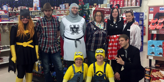 Roys of Wroxham staff dress up for Children In Need 2017