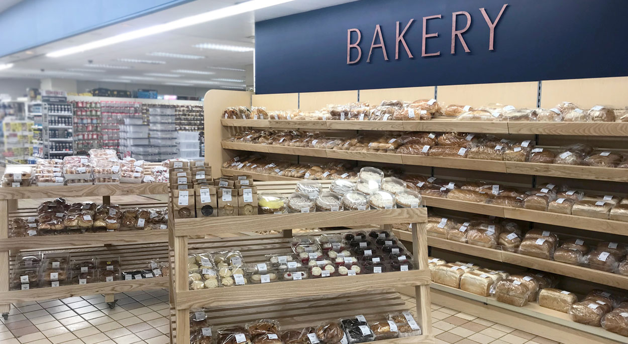 Roys newly refitted Bakery in Bowthorpe store